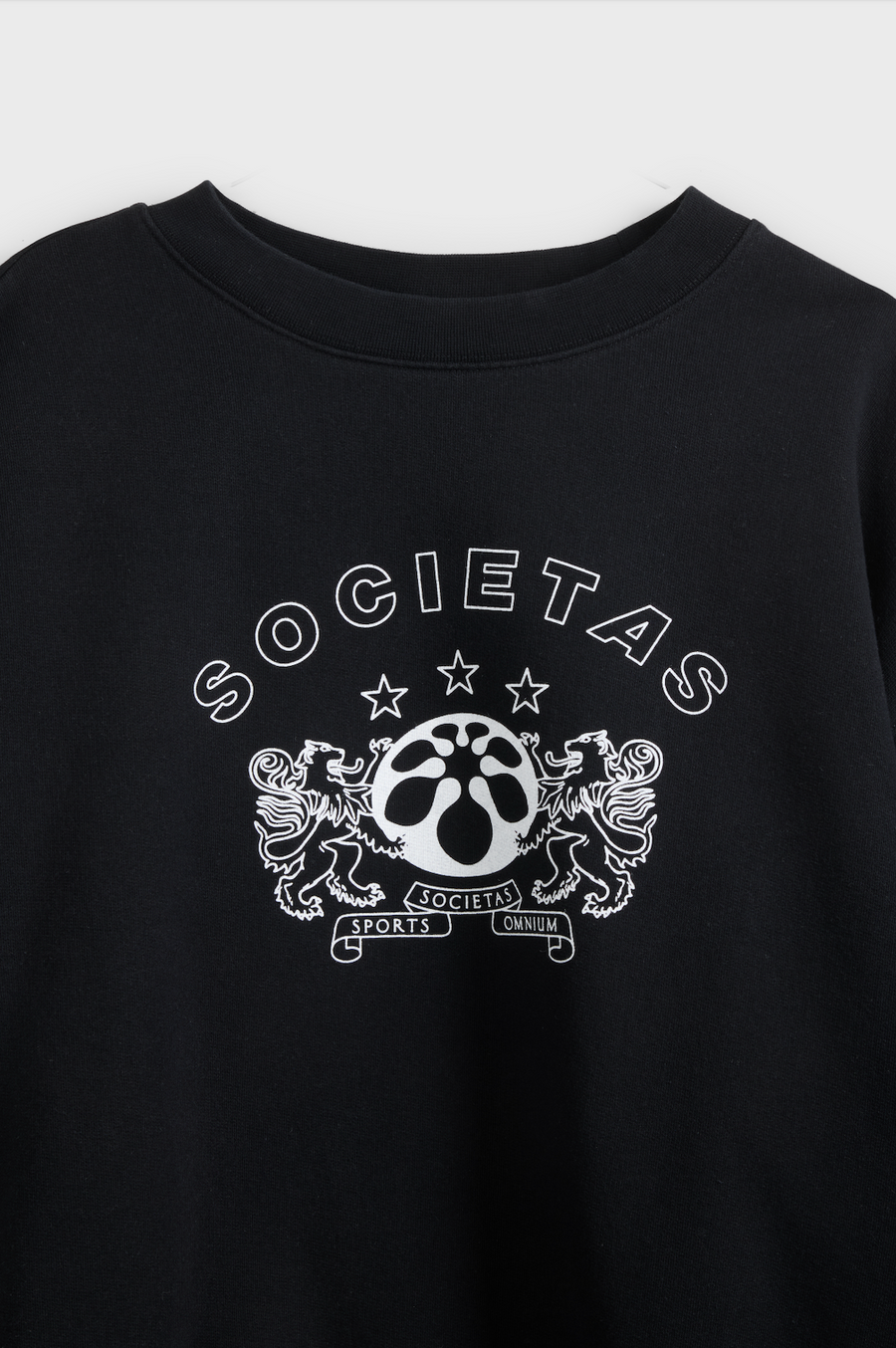 LION CREWECK - BLACK