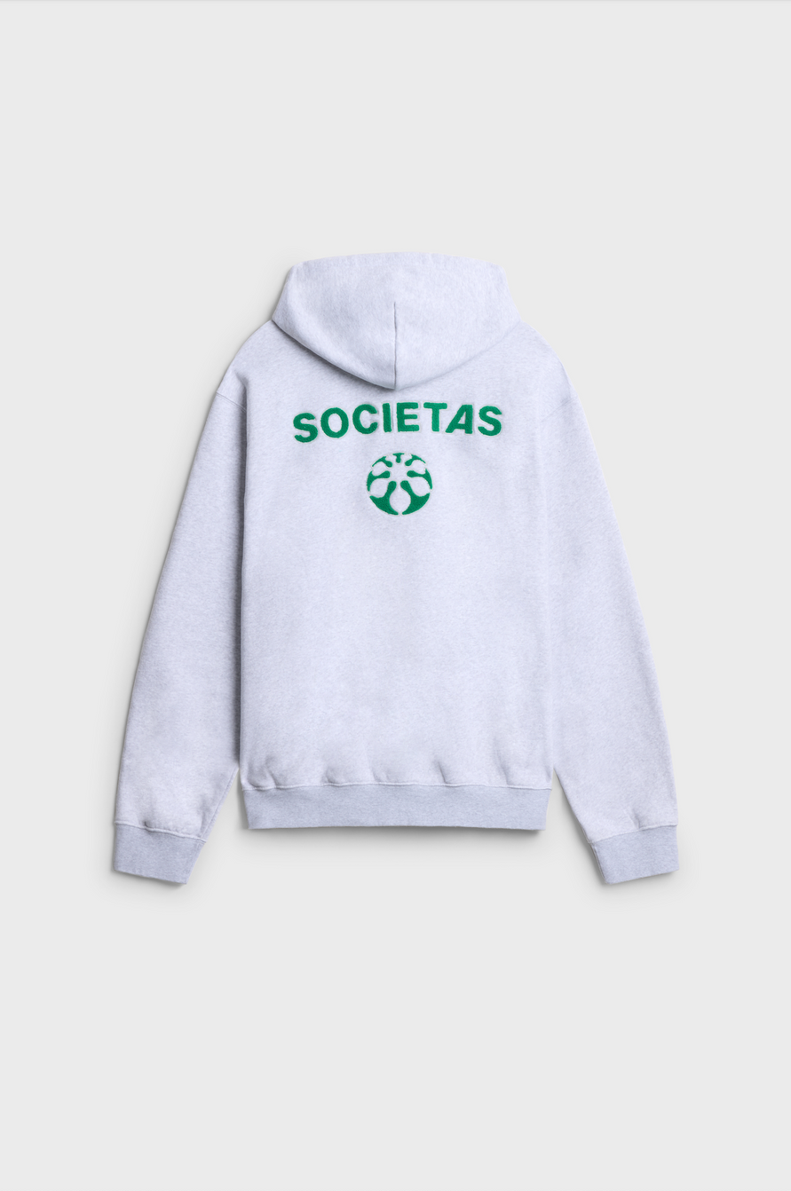 CIRCLE HOODIE - GREY